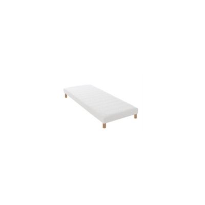 Sommier Tapissier a Lattes Blanc 90x190