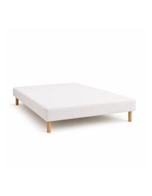 Sommier Tapissier Blanc 140x190 Conception Française Artisanale