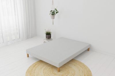 Sommier Tapissier First 140x190 cm Hauteur 30 cm 12 Lattes Fixes Pin Massif 4 Pieds Offerts Fabrication Française
