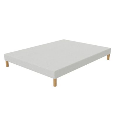 Sommier Tapissier First 140x190 cm Hauteur 30 cm 12 Lattes Fixes Pin Massif 4 Pieds Offerts Fabrication Française