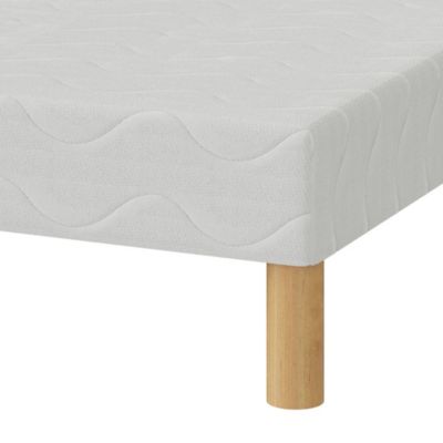 Sommier Tapissier First 140x190 cm Hauteur 30 cm 12 Lattes Fixes Pin Massif 4 Pieds Offerts Fabrication Française