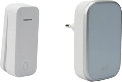 Sonnette sans fil + bouton poussoir - Otio