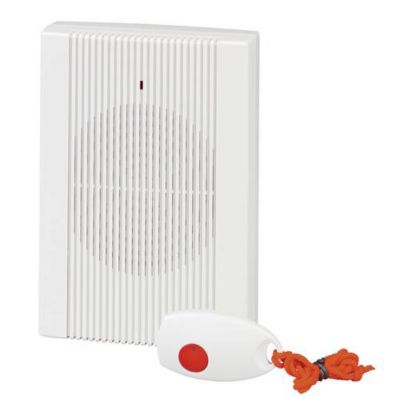 Sonnette sans fil Set complet HX Guardian 70844, portée 150 m, 8 mélodies, récepteur 180 x 125 x 45 mm.