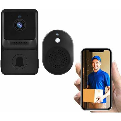 Sonnette vidéo sans fil haute résolution 1080P