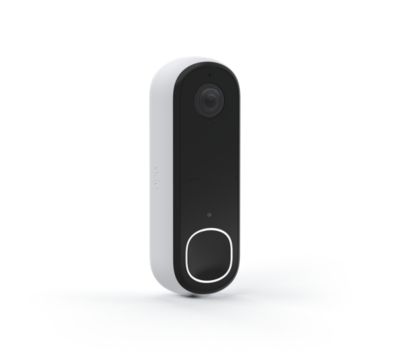 Sonnette vidéo sans fil connectée Arlo Essential2 2k blanc