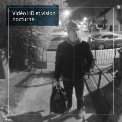 Sonnette vidéo sans fil connectée Arlo noire