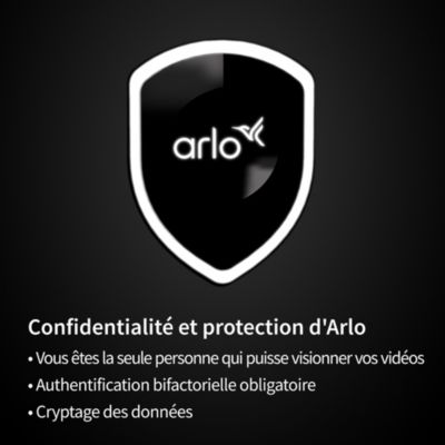Sonnette vidéo sans fil connectée Arlo noire