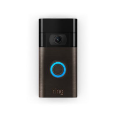vidéo sans fil Ring vidéo Doorbell bronze Castorama