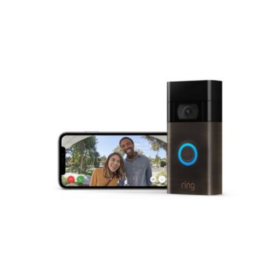 Sonnette video sans fil Ring video Doorbell bronze Castorama