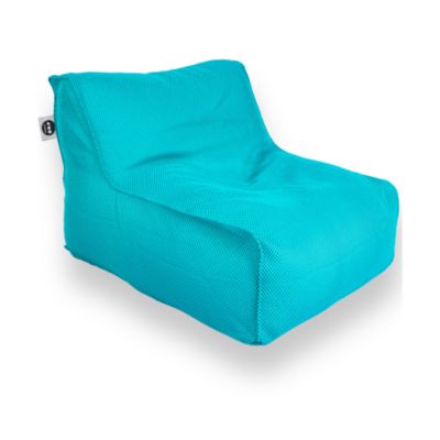Soo Santaï Daddy Cool fauteuil XL 100 x 90 x 70cm intérieur & extérieur flottant, déhoussable et résistant aux UV, Bleu