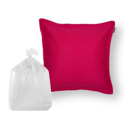 Soo Santaï Set Cushion Floating coussin flottant + polystyrène 65x65x25cm, résistant aux UV, Rose