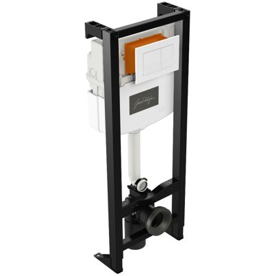 Soporte para inodoro independiente JACOB DELAFON NF con placa blanca