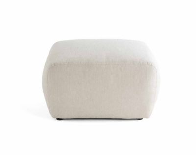 Sorrente - pouf - en tissu texturé - Lisa Design