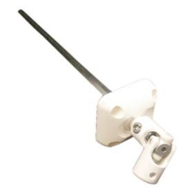 SORTIE DE CAISSON ENTREE FEMELLE DIAMETRE 12 SORTIE 6P7 LG315 EMBASE PLASTIQUE BLANCHE