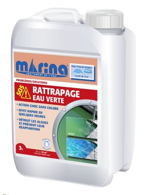 SOS Rattrapage eau verte Marina sans chlore - 3L