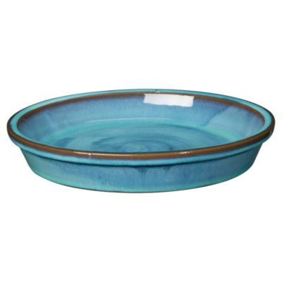 Soucoupe Capri pour pot de fleurs terre cuite multicolore 28 cm Deroma