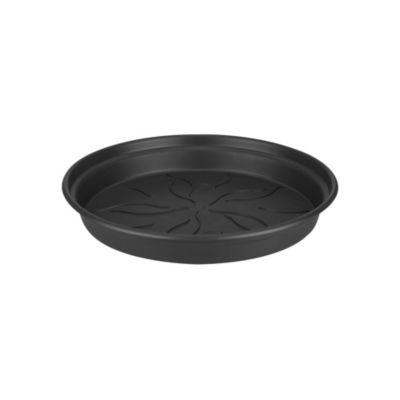Soucoupe plastique Green Basics diamètre 29xH4cm Noir - ELHO