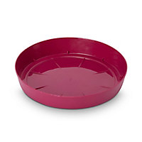 Soucoupe plastique pour pot Blooma Nurgul rose ø20 cm
