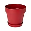 Soucoupe plastique pour pot Blooma Nurgul rouge ø30 cm