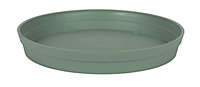 Soucoupe pour pot polypropylène EDA Toscane vert laurier Ø 34,5 cm