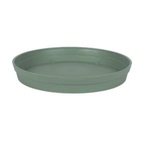 Soucoupe pour pot polypropylène EDA Toscane vert laurier Ø 34,5 cm