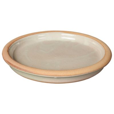 Soucoupe romance en terre cuite émaillée 21.5CM