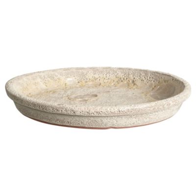Soucoupe Stella pour pot de fleurs terre cuite multicolore 32 cm Deroma