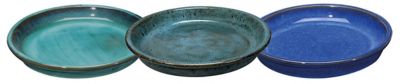 Soucoupe Terre Cuite Bleu ø25 cm Traditionnelle