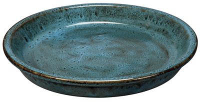Soucoupe terre cuite bleu ø32 cm Deroma