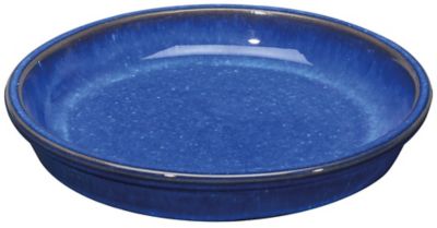 Soucoupe terre cuite bleu ø32 cm Deroma