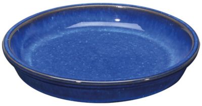 Soucoupe terre cuite bleu Deroma ø17 cm