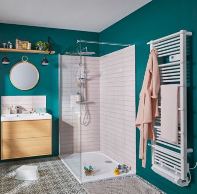 Soufflerie amovible GoodHome Acilia blanc 1000W