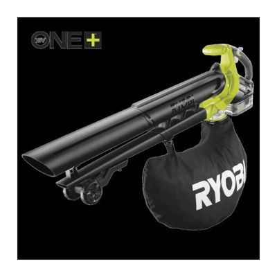 Souffleur aspiro-broyeur RYOBI - OBV18 - 18V One+ Brushless - Sans batterie ni chargeur
