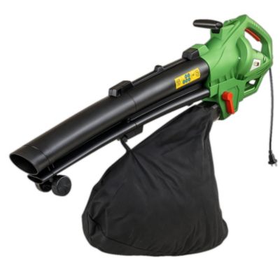 Souffleur de feuilles filaire 3000W - aspirateur, broyeur - 270Kmh - 45L