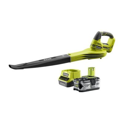 Souffleur RYOBI 18V OnePlus - 1 batterie LithiumPlus 4.0Ah - 1 chargeur rapide 2.0Ah RBL1820S40F