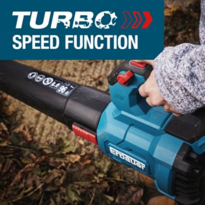 Souffleur sans fil sur batterie 18V Erbauer EXT ERI1025GBL (vendu sans batterie ni chargeur)