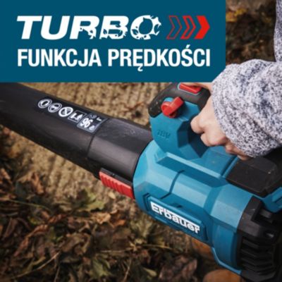 Souffleur sans fil sur batterie 18V Erbauer EXT ERI1025GBL (vendu sans batterie ni chargeur)