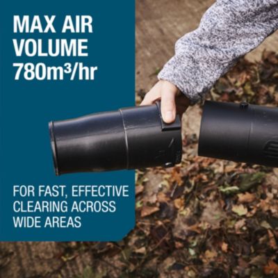Souffleur sans fil sur batterie 18V Erbauer EXT ERI1025GBL (vendu sans batterie ni chargeur)