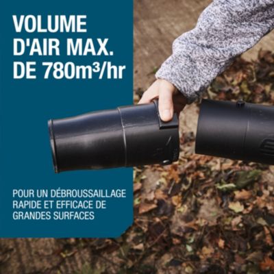 Souffleur sans fil sur batterie 18V Erbauer EXT ERI1025GBL (vendu sans batterie ni chargeur)