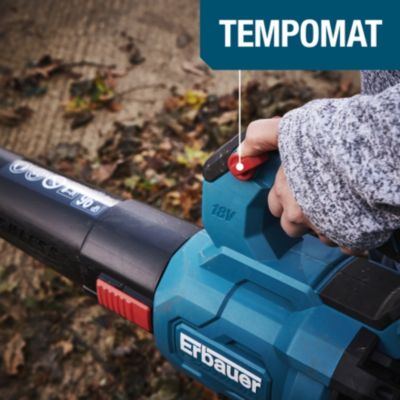 Souffleur sans fil sur batterie 18V Erbauer EXT ERI1025GBL (vendu sans batterie ni chargeur)