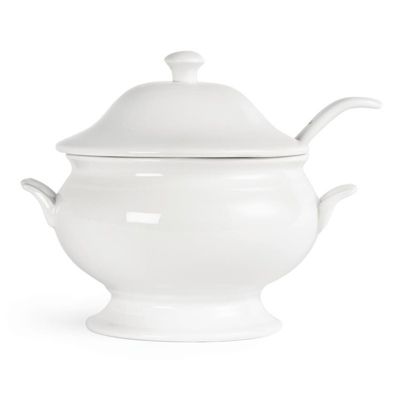 Soupière et Louche en Porcelaine - Olympia
