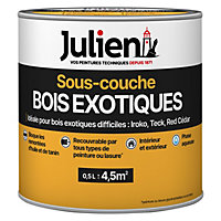 Sous-couche bois exotique gras, résineux et tanniques J8 Julien satin incolore 0,5L