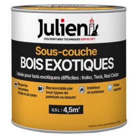 Sous-couche bois exotique gras, résineux et tanniques J8 Julien satin incolore 0,5L