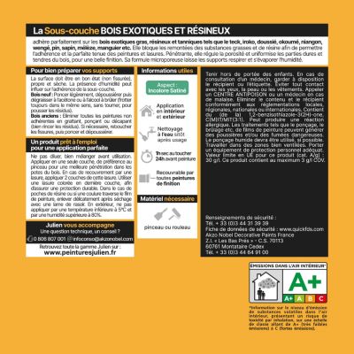 Souscouche bois exotique gras, résineux et tanniques J8 Julien satin — free download