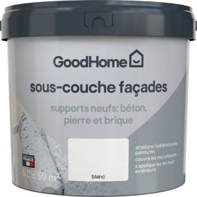 Sous-couche façade GoodHome blanc 5L