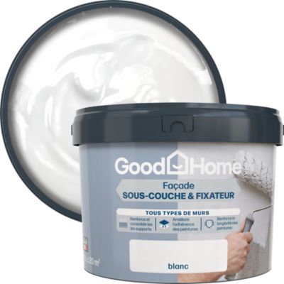 Sous-couche fixateur façade supports poreux ou farinants 2,5L, GoodHome