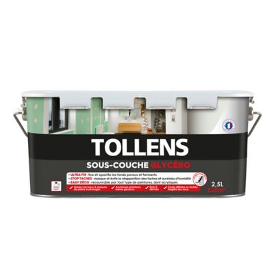 Sous Couche Glycero Tollens Blanc 2 5l Castorama