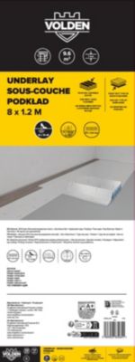 Sous-couche isolante pour dalles et lames PVC, ép. 1 mm 9,6 m² Volden