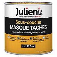Sous-couche Masque Taches pour murs et plafonds toutes pièces Julien Mat Blanc 2,5L