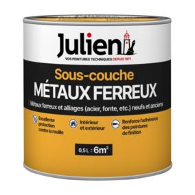 Sous-couche Metaux Ferreux et Alliages Acier, Fonte Julien Mat Blanc 0,5L